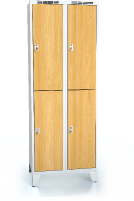 Divided cloakroom locker ALDERA with feet 1920 x 700 x 500